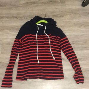 🌸J Crew hooded long sleeve🌸